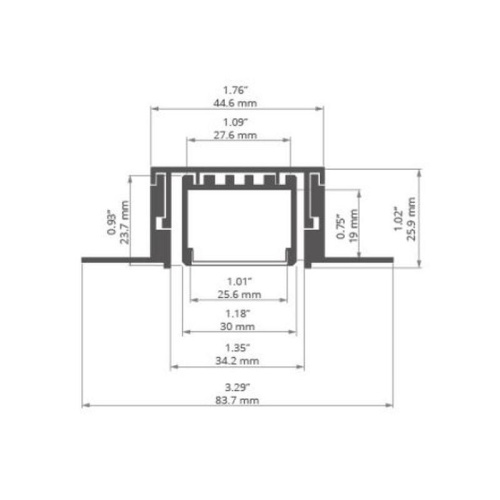 System profili 3035-KOZE srebrny nieanodowany, odcinki 1m, 2m, 3m wymiar.jpg