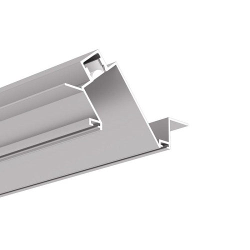 Profil LED POK-US srebrny nieanodowany, bez przesłony, odcinki 1m, 2m, 3m.jpg