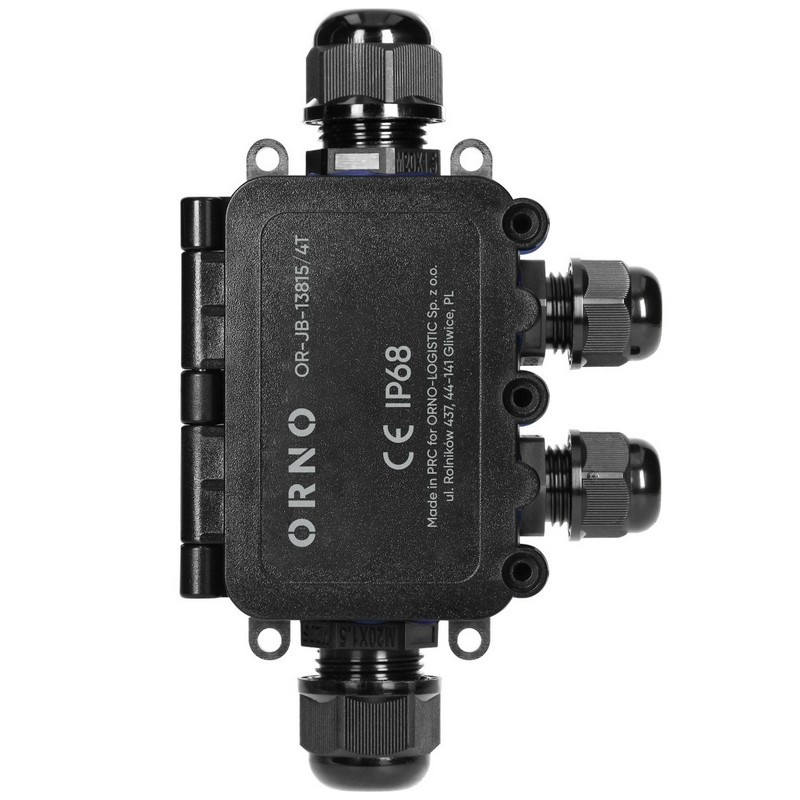 Puszka natynkowa IP68 układ T Orno OR-JB-13815/4T