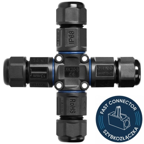 Konektor kablowy 3x4mm2 do rozgałęzień instalacji elektrycznych