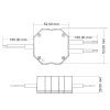 Moduł DALI z wejściem push switch i przekaźnikiem 8A