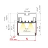 Profil 3035 do budowy opraw LED, odcinki 1m, 2m, 3m wymiar.jpg
