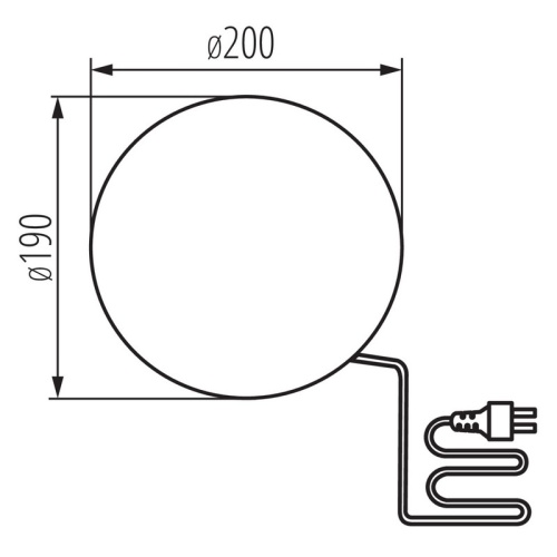 Mała kula ogrodowa 20 cm w kolorze terakoty