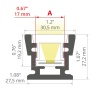 Profil LED HR-MAX srebrny anodowany, odcinki 1m, 2m, 3m wymiar.jpg