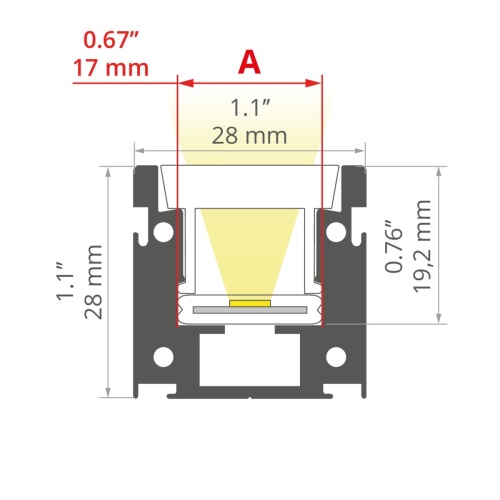 Profil LED HR-OPTI srebrny anodowany; odcinki 1m, 2m, 3m wymiar.jpg
