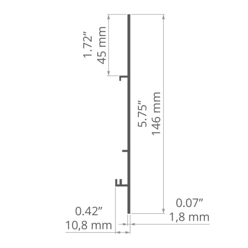Profil (przesłona) ATRA do profilu LED KIDES-DUO, odcinki 1m, 2m wymiar.jpg
