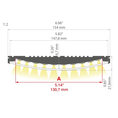 Profil LED MULTI A do budowy opraw led, odcinki 1m, 2m wymiar.jpg