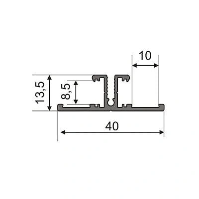 Profil LED BACK10 nieanodowany odcinki 1m, 2m wymiar.jpg