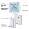 Ekran LCD termostatu pokojowego WiFi