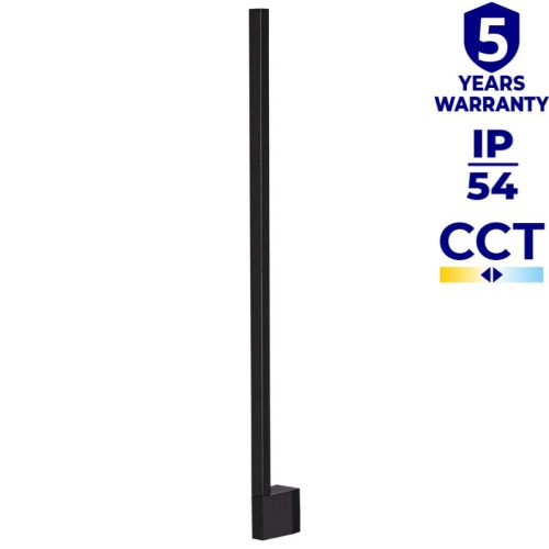 Oprawa elewacyjna LED YALTE długa czarna