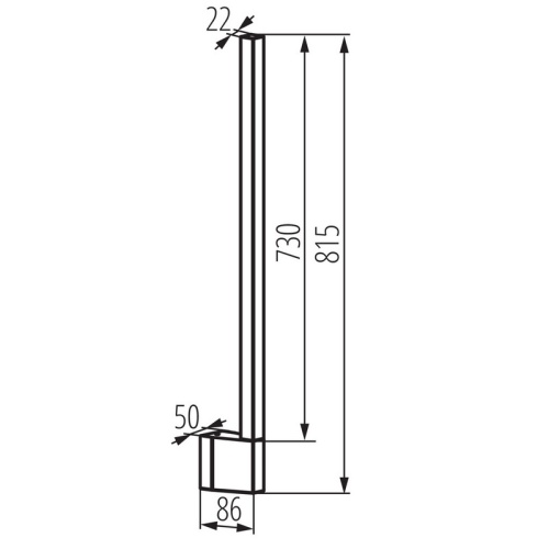 Wysoka oprawa elewacyjna LED na ścianę