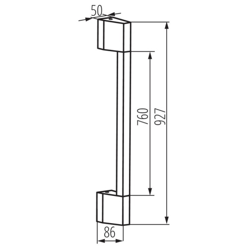Wysoka oprawa LED na elewację budynku