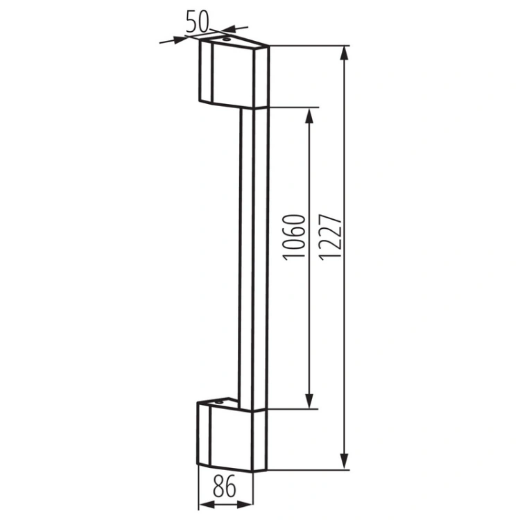 Wysoka oprawa LED na elewację budynku