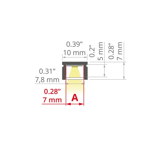Profil LED PIKO anodowany osłona mleczna szerokość 10mm dostępne długości 1m, 2m, 3m wymiar.jpg