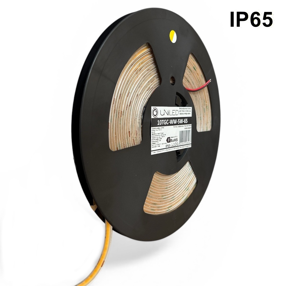 Taśma LED COB 24V 5W/m UNILED 10m