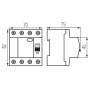 Aparat modułowy 4P 40A do rozdzielnicy KRD10