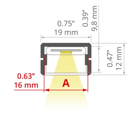 Profil LED SILER osłona mleczna, długości 1m, 2m ,3m wymiar.jpg