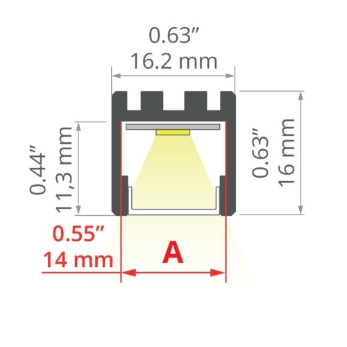 Profil LED PDS ZM anodowany osłona transparentna długości 1m, 2m, 3m wymiar.jpg