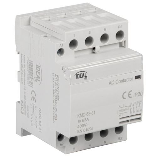 Stycznik modułowy, sterowanie230V AC KMC-63-31