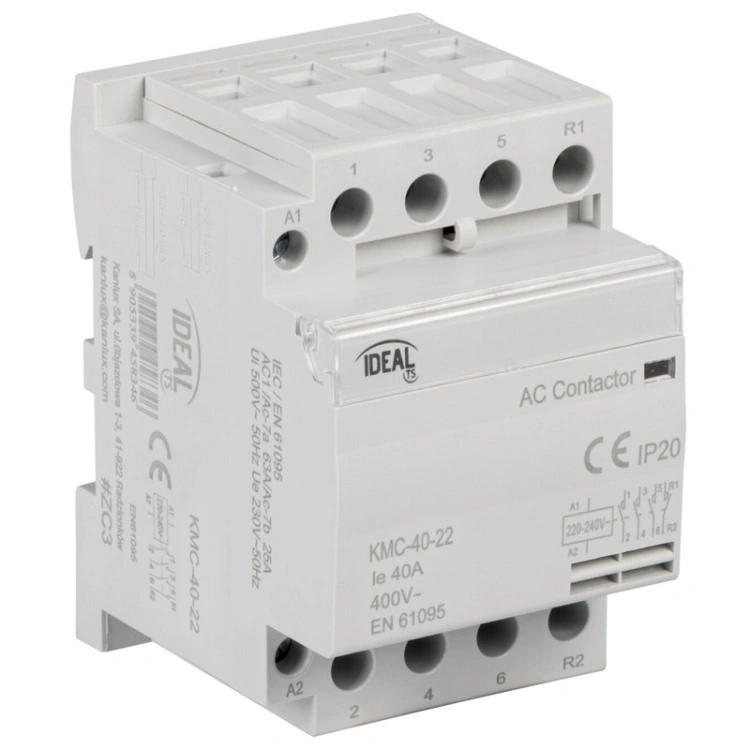 Stycznik modułowy, sterowanie 230V AC KMC-40-22