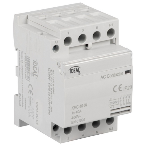 Stycznik modułowy, sterowanie 230V AC KMC-40-04