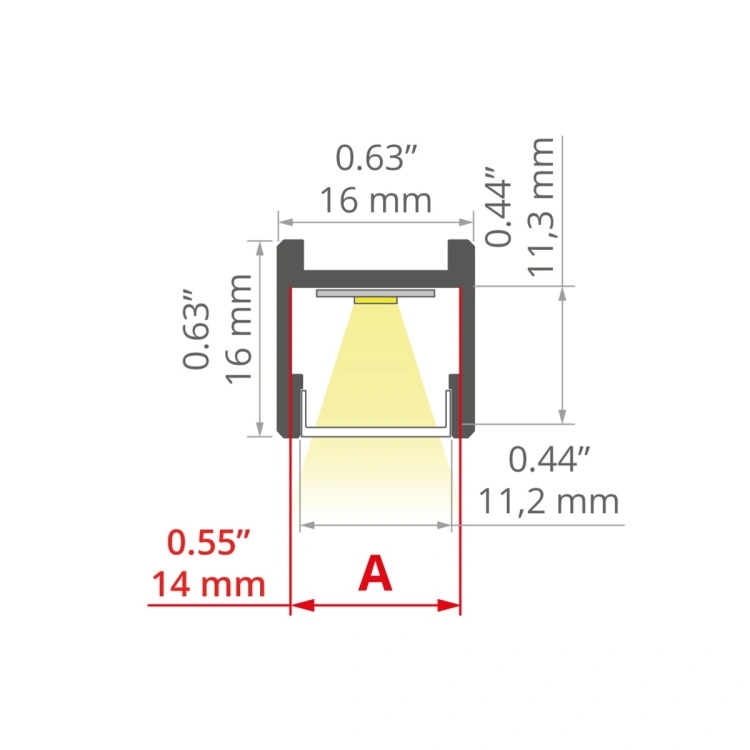 Profil LED PDS-H anodowany osłona transparentna długości 1m, 2m, 3m wymiar.jpg