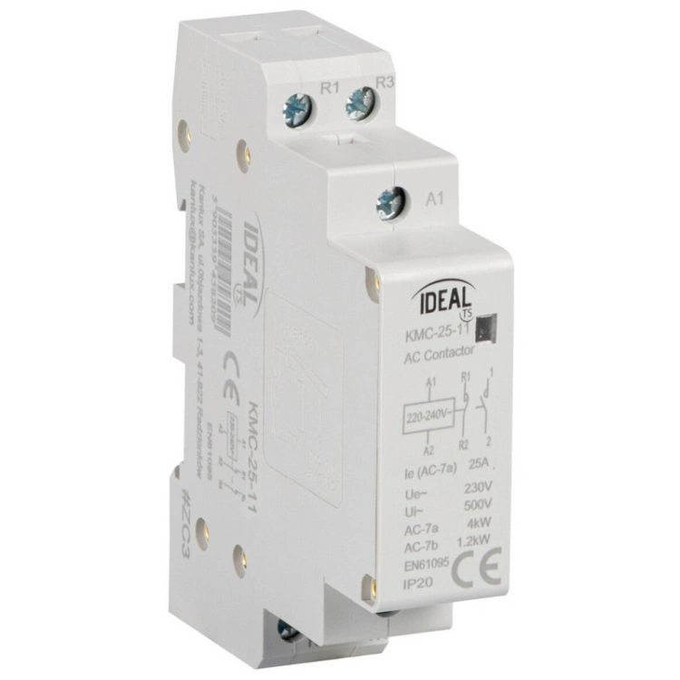 Stycznik modułowy, sterowanie 230V AC KMC-25-11