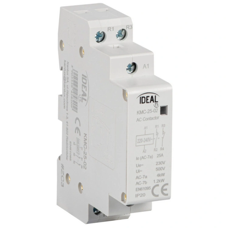 Stycznik modułowy, sterowanie 230V AC KMC-25-02