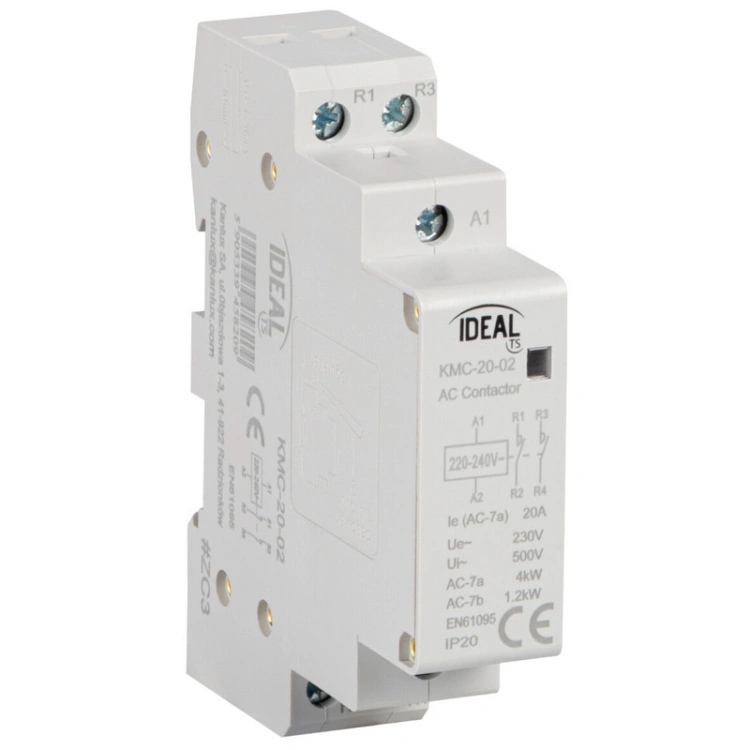 Stycznik modułowy, sterowanie 230V AC KMC-20-02