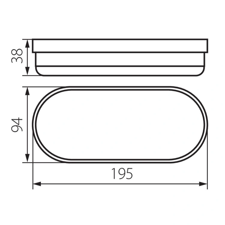 Kompaktowa oprawa LED do korytarza 4000K