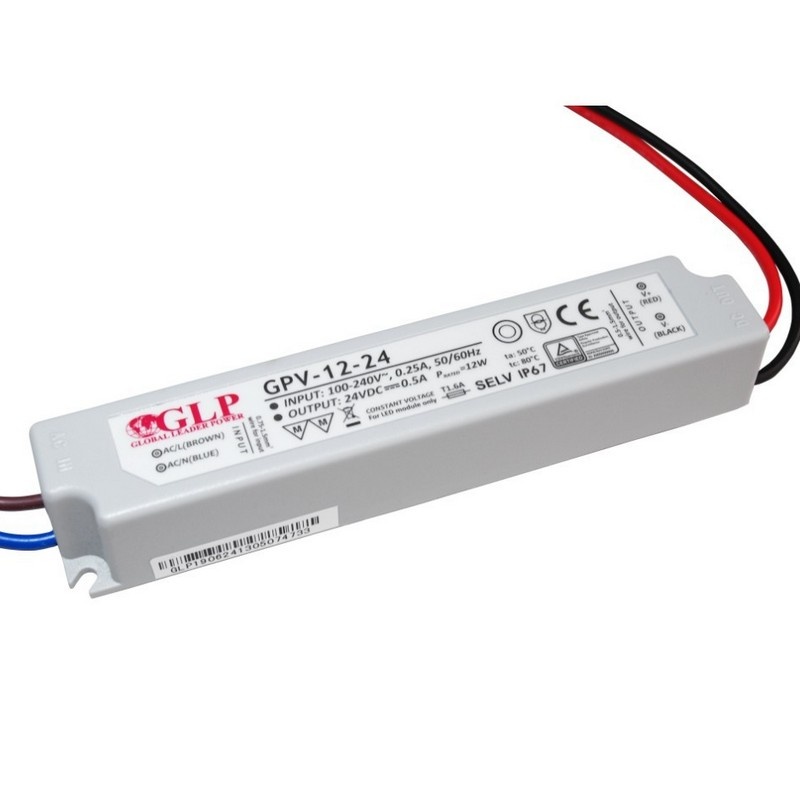 Wodoszczelny zasilacz LED 24V do taśm LED