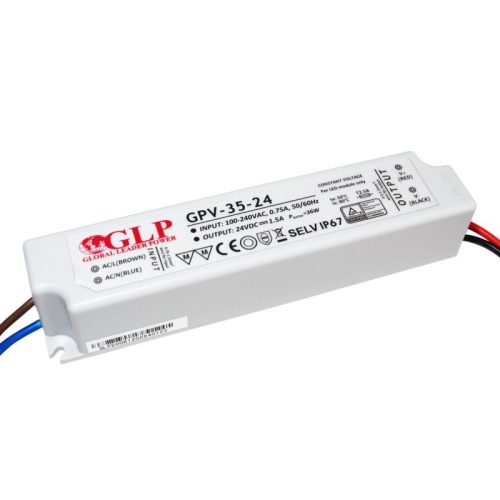 Zasilacz LED do instalacji zewnętrznych 24V 36W