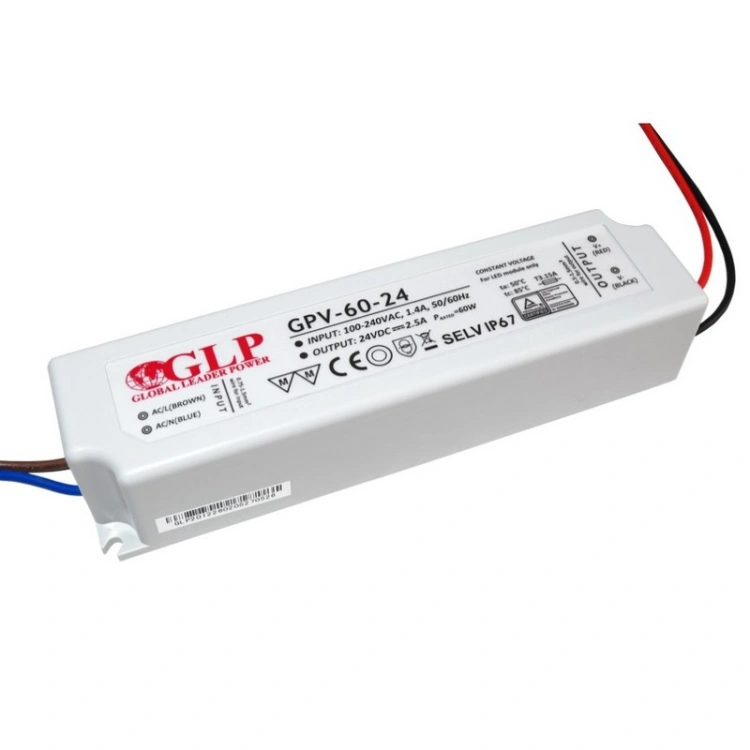 Zasilacz LED do instalacji zewnętrznych 24V 60W