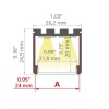 Profil LED LIPOD anodowany, klosz mleczny odcinki 1m, 2m, 3m wymiar.jpg