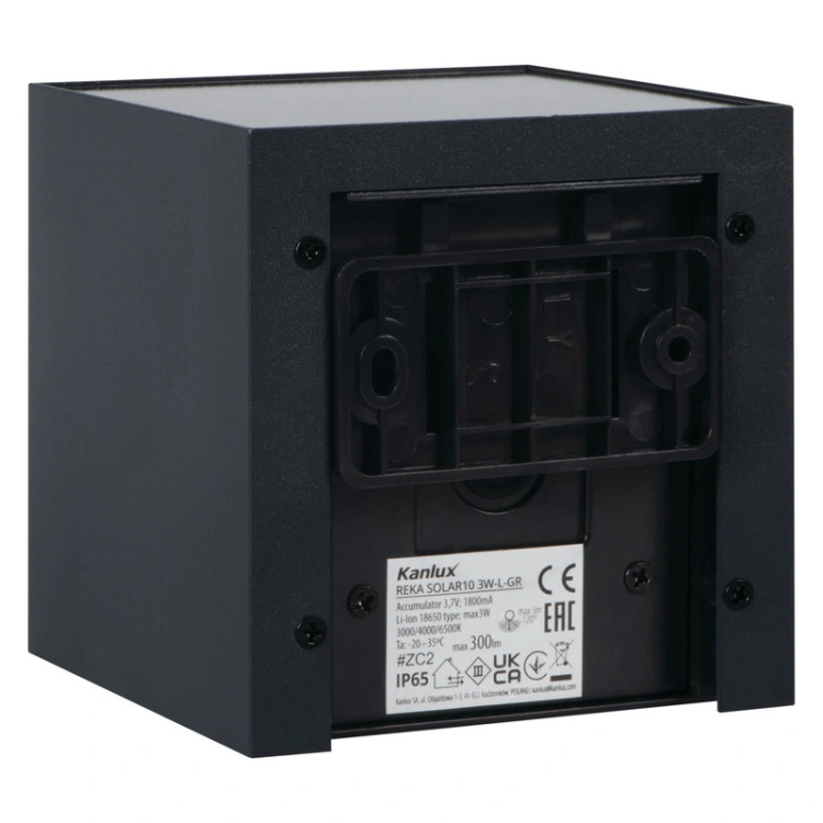 Solarna oprawa z regulowanym kierunkiem światła