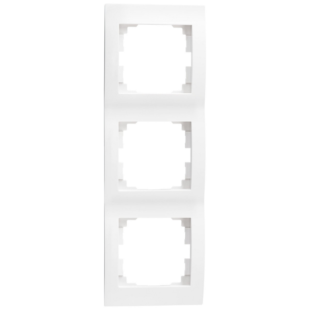 Ramka potrójna pionowa LOGI 02-1530-002 bi biała Kanlux 25123