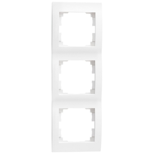 Ramka potrójna pionowa LOGI 02-1530-002 bi biała Kanlux 25123