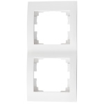 Ramka podwójna pionowa LOGI 02-1520-002 bi biała Kanlux 25122