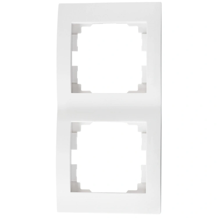 Ramka podwójna pionowa LOGI 02-1520-002 bi biała Kanlux 25122