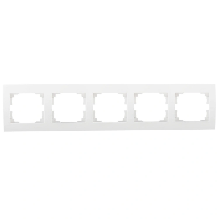 Ramka pięciokrotna pozioma LOGI 02-1500-002 bi biała Kanlux 25121