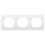 Ramka potrójna pozioma LOGI 02-1480-002 bi biała Kanlux 25119