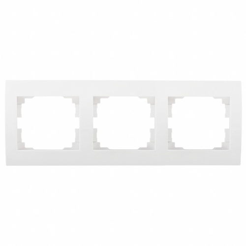 Ramka potrójna pozioma LOGI 02-1480-002 bi biała Kanlux 25119