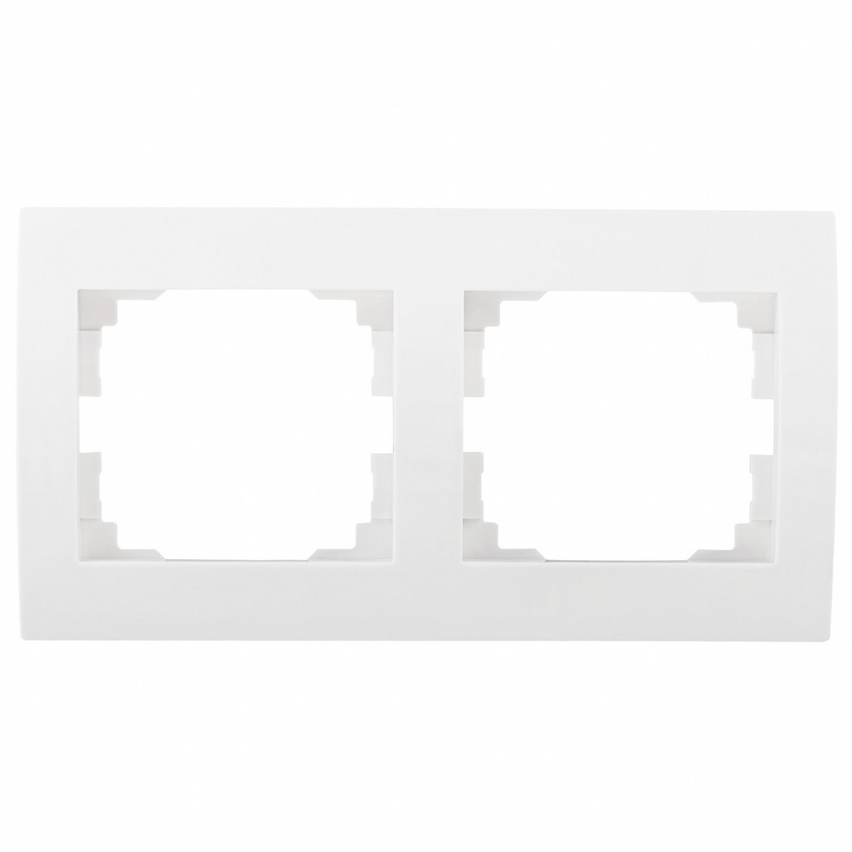 Ramka podwójna pozioma LOGI 02-1470-002 bi biała Kanlux 25118