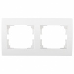 Ramka podwójna pozioma LOGI 02-1470-002 bi biała Kanlux 25118