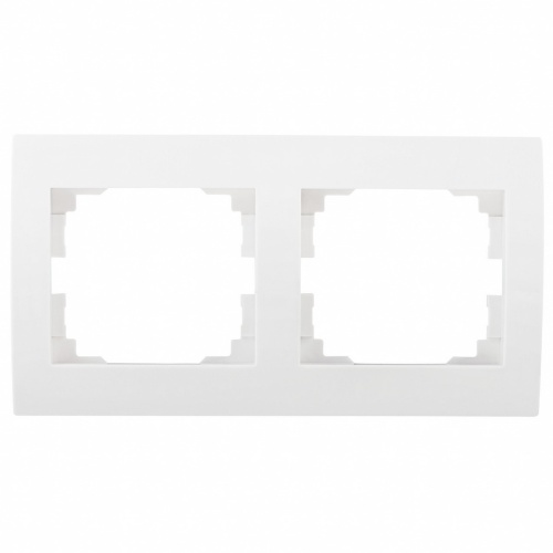 Ramka podwójna pozioma LOGI 02-1470-002 bi biała Kanlux 25118