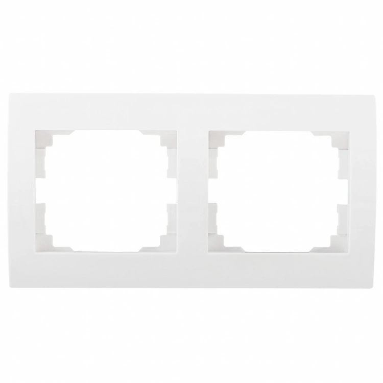 Ramka podwójna pozioma LOGI 02-1470-002 bi biała Kanlux 25118