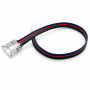 Łącznik mini z przewodem zaciskany do taśmy LED COB RGB 10mm