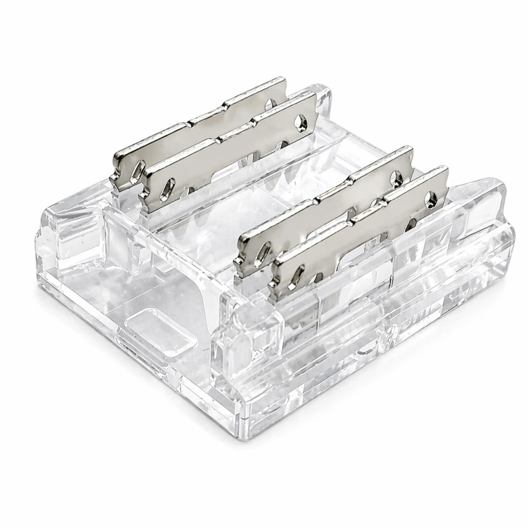 Złączka do taśmy LED RGB COB dwustronna zaciskana