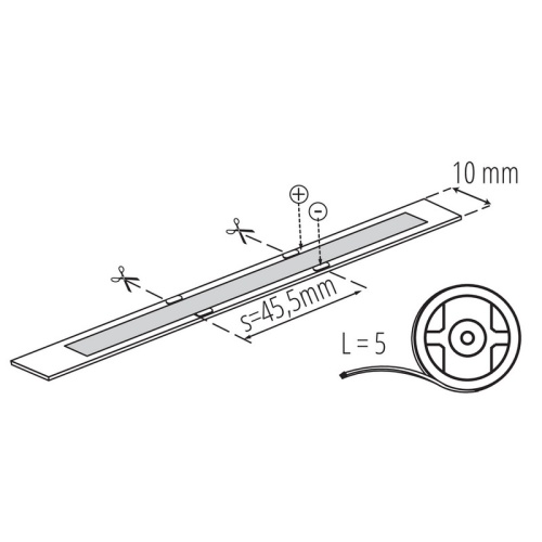 Taśma LED COB Kanlux LCOB 14W 3000K IP00