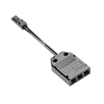 Złączka/dystrybutor do oświetlenia LED 3 gniazda z przewodem 2m AWG24+złączka mini AMP